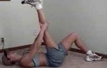 Hamstring stretch