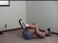 Lower back stretch